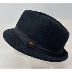 Bailey Of Hollywood Fedora Black Men’s Large 100% Wool
